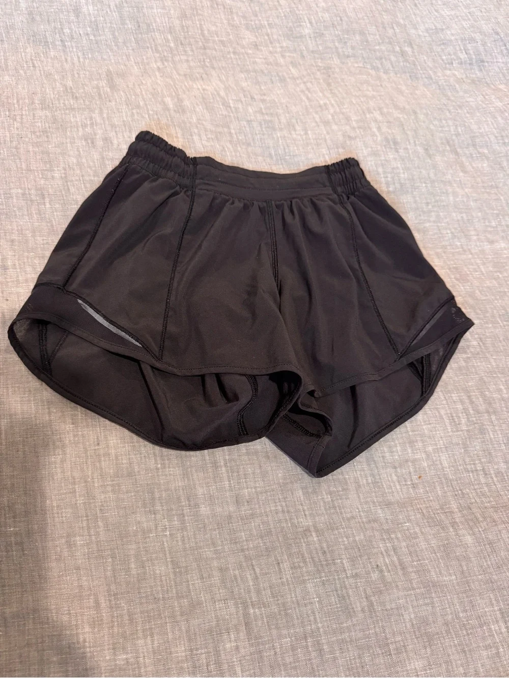 Lululemon Black Athletic Running Shorts